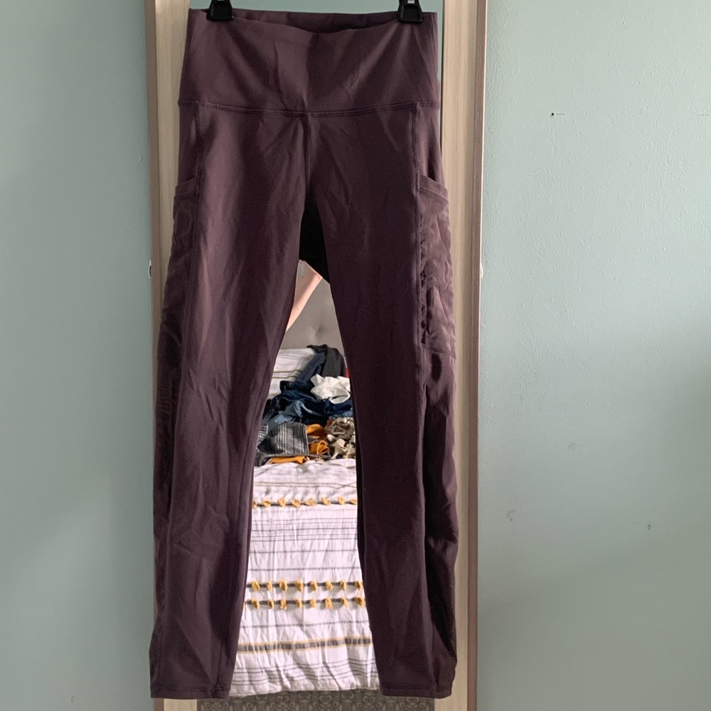 XS Purple/ gray Fabletics leggings